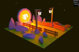 create fully interactive 3d web app using threejs and webgl