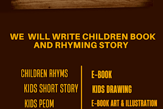 ghostwrite rhyming children books poems or stories