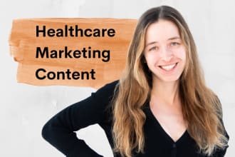 write healthcare articles and blog posts