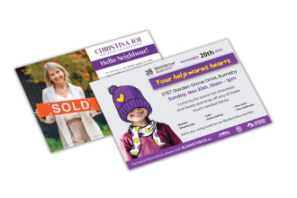 do postcard design, eddm postcard design, real estate postcard design