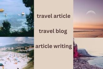 write travel articles, travel blogs