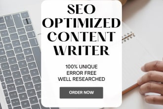 write 1500 words SEO article and blog post within 24 hours