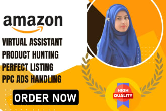 be your professional amazon private label virtual assistant