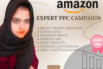 setup and manage amazon PPC campaign, sponsored ads