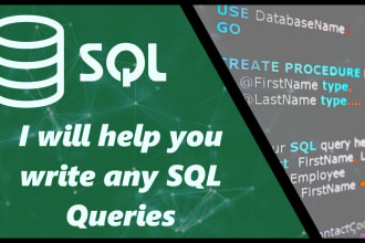 write sql queries for you