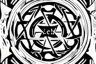 create a unique magickal sigil using technomancy