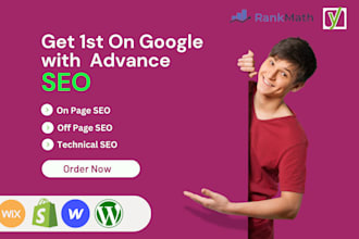 give website SEO services on wix wordpress webflow and shopify