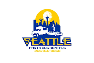design excellent seattle party bus rentals logo