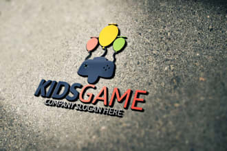 create high quality game title or logo for your video games