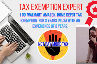 do walmart, ebay, and HD tax exemption