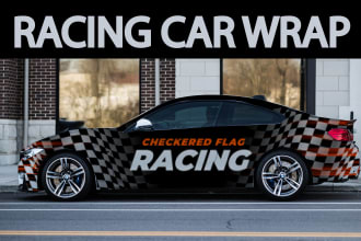design racing car, livery racing car and sports car wrap