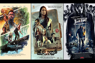 create professional and unique movie poster design