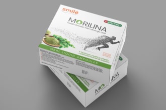 design medicine packaging design box and label