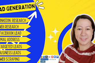 find business leads on social media websites and others with details