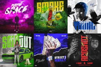 design your trendy mixtape cover or album cover