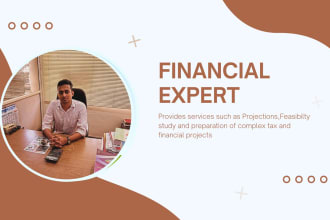 be preparing financial forecasts, feasibility study,