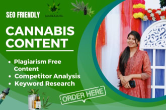 write cannabis content for your vape, hemp or cannabis blog