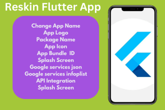 reskin and deploy flutter codecanyon app