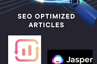 write surfer SEO optimized articles and blog posts with jasper ai