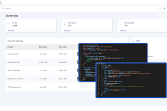 do you backend with analytical dashboards