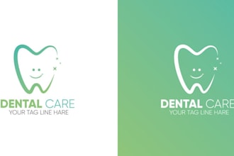 make incredible wonderful dental logo for your company