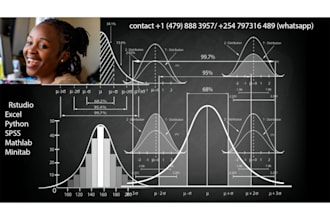 do probability, statistical analysis in excel, spss, and r studio