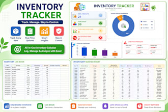 create excel warehouse inventory management system