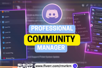 manage and moderate your community discord server