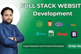 build or rebuild your website as a full stack developer