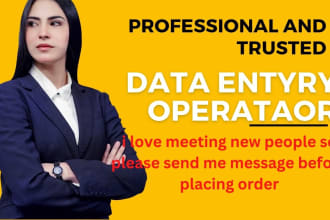 do excel data entry, email collection, and phone number