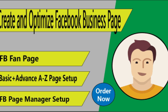 be create and optimize facebook business page