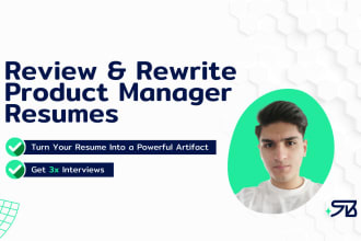 review and rewrite your product manager resume