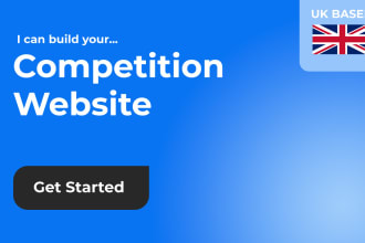 fully create your raffle, competition or sweepstake website site