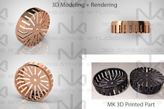 do 3d cad product modeling, 3d printing design, rendering, assembly, solidworks