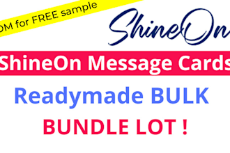 shine on message card bulk readymade shineon cards birthday anniversary