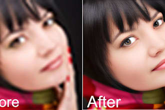 fix blurry photos, enhance, sharpen in 1 hour