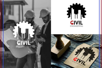 create a civil engineering logo design with express deliver
