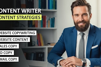design content strategy, sales copy, email copy, copywriting