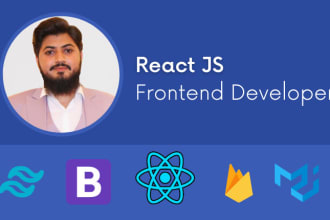 be your react js and next js front end developer