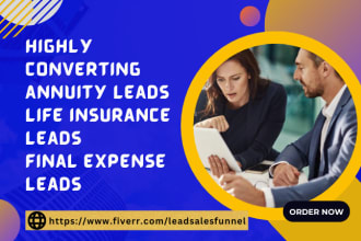 generate annuity leads insurance leads final expense leads annuity leads