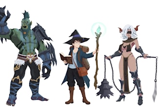 make your character design or concept art