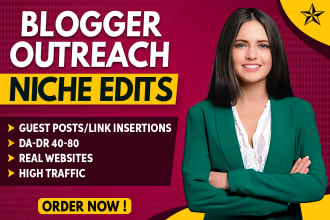 do guest post niche edit and link insertion provide SEO contextual backlinks