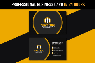 do modern luxury professional business card design