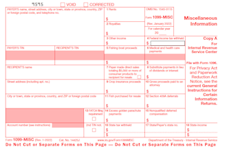 file form 1099 with irs