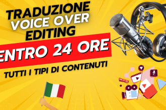 voice over edit and translate your video