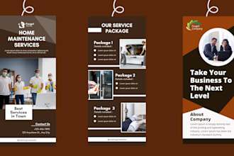 design rack card or door hanger in 4 hours