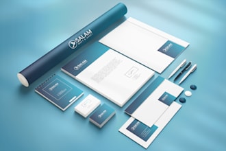 design letterhead, invoice, business card and stationary