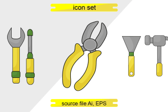 design any style vector line icons set in 12 hours