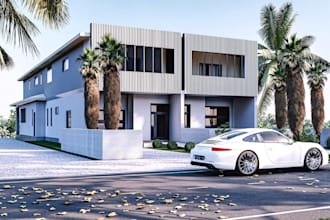 create sketchup 3d model and high quality render