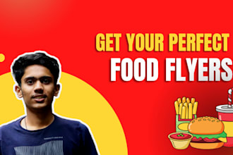 do a mouth watering food flyer design